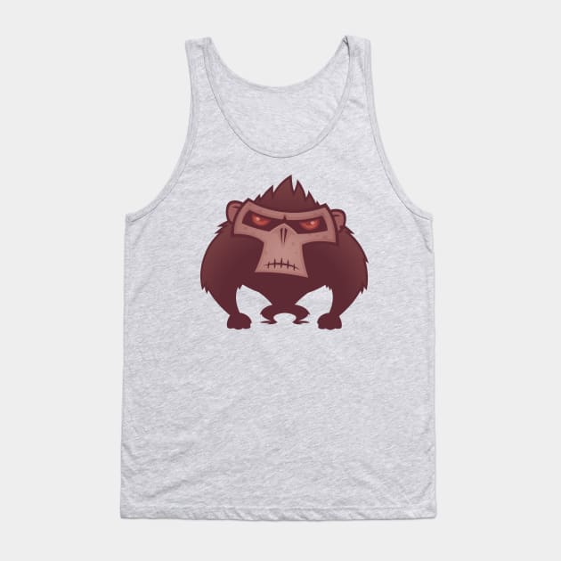 Angry Ape Tank Top by fizzgig